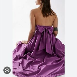 Free People Cohen Poplin Midi Dress - NWT